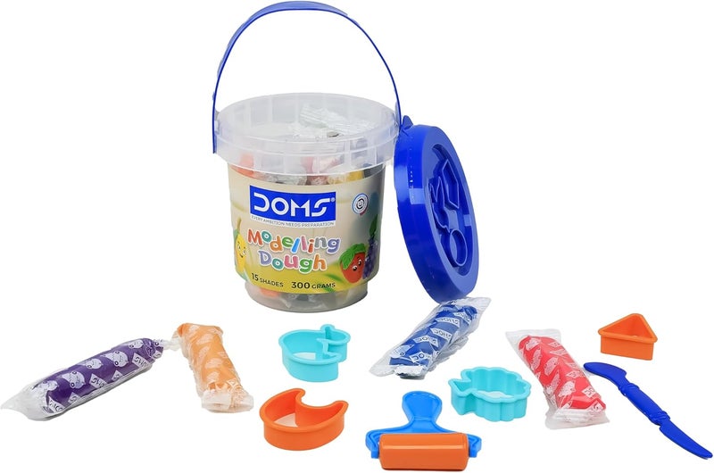 DOMS دومز 8782/8788 عجينة تشكيل 15 لون (300 جرام) - عبوة من 02 - Image 2